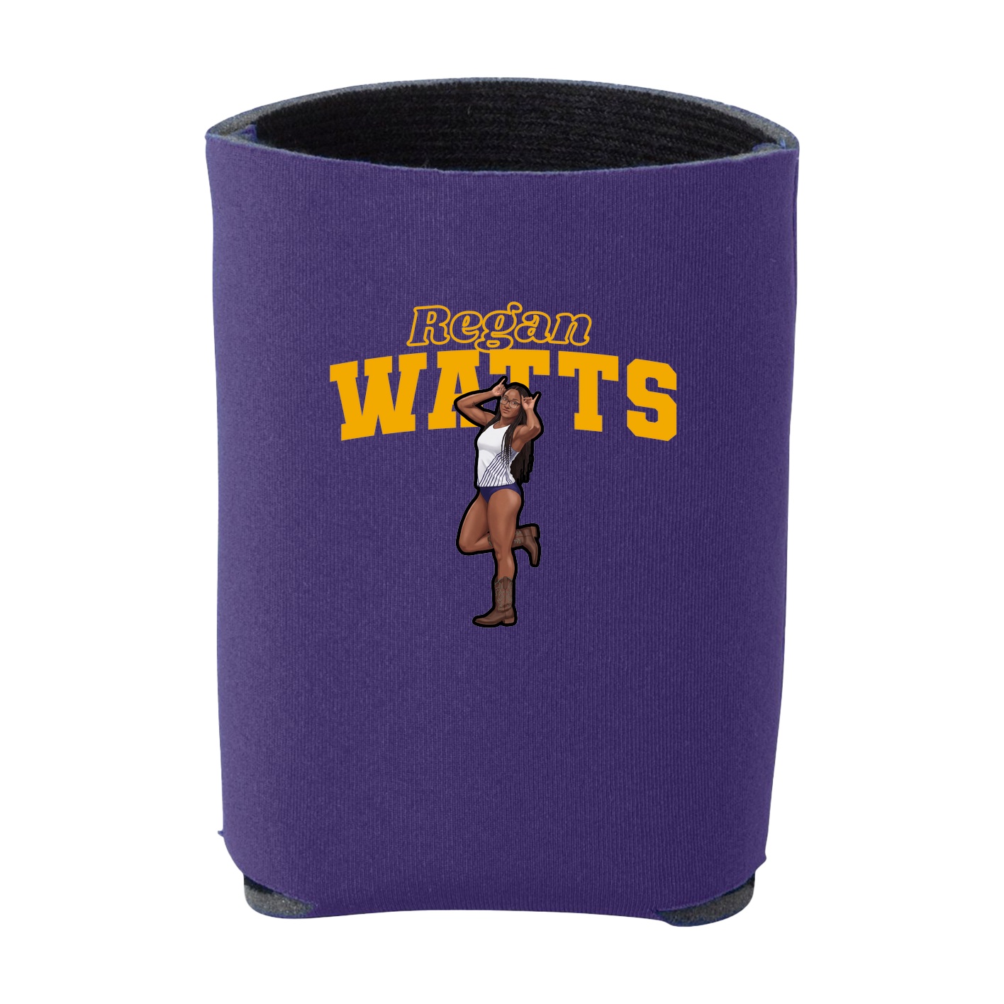 Can Holder — Name Arch in Purple