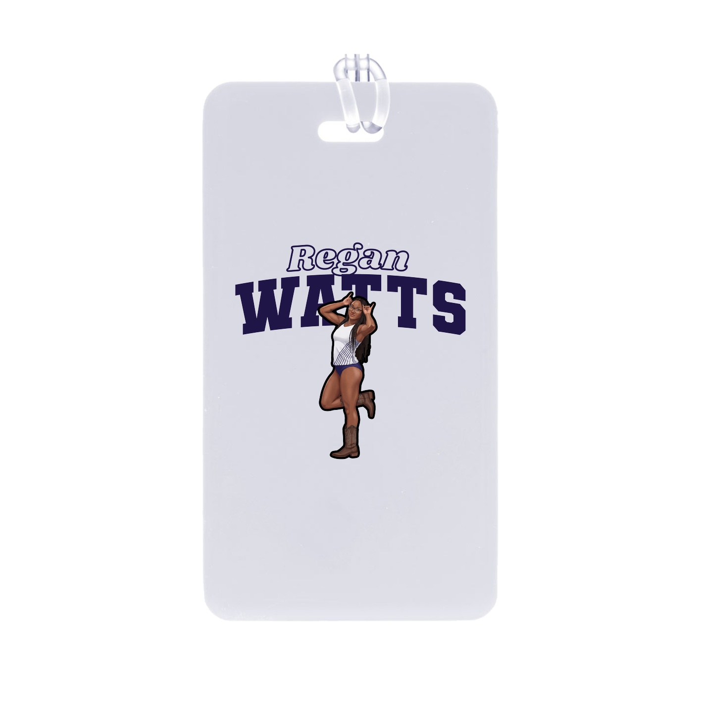 Bag Tag — Name Arch in Classic