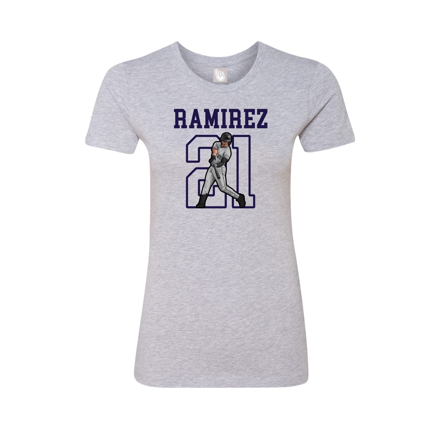 Fitted Women's Tee — Shirsey in Grey