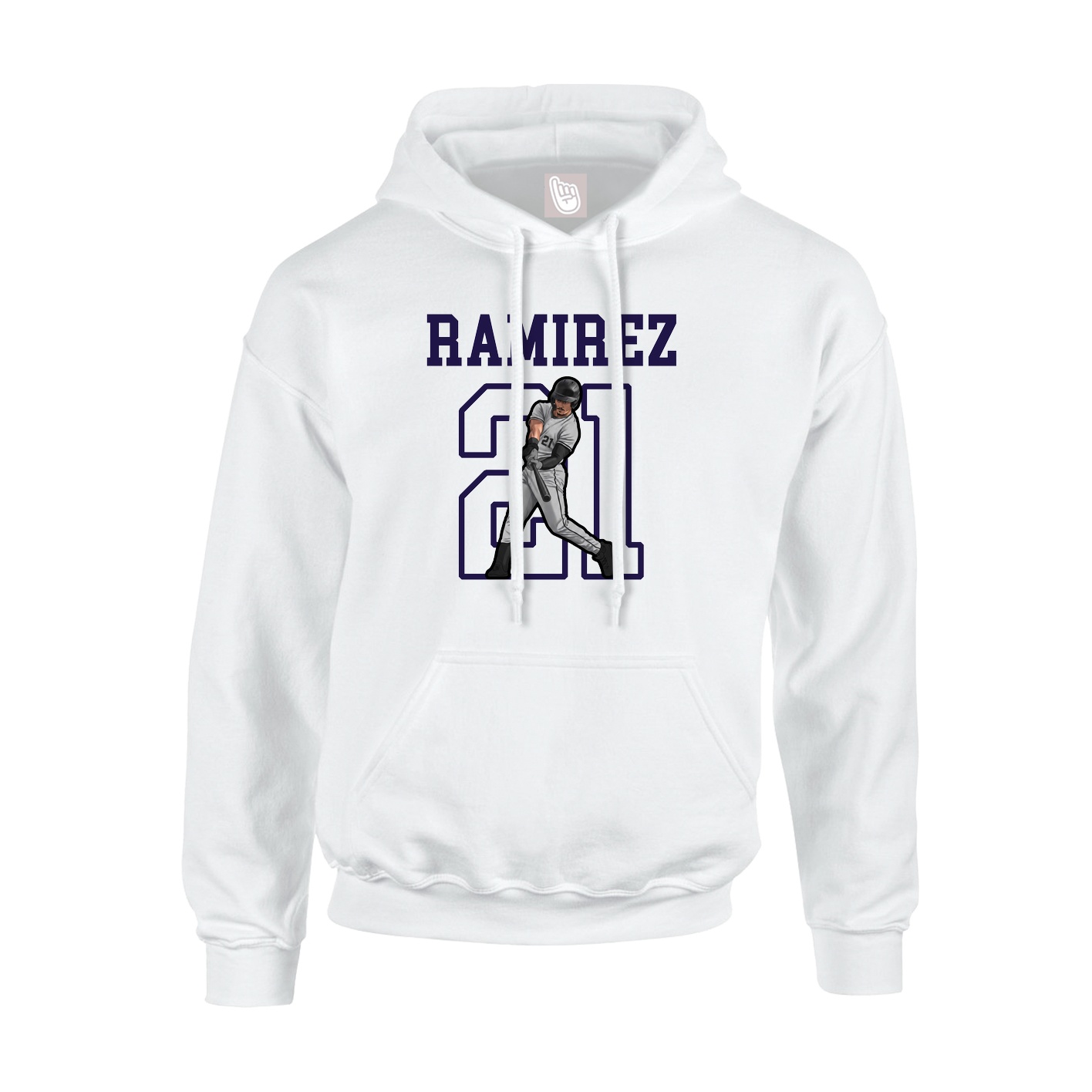 Hoodie — Shirsey in White