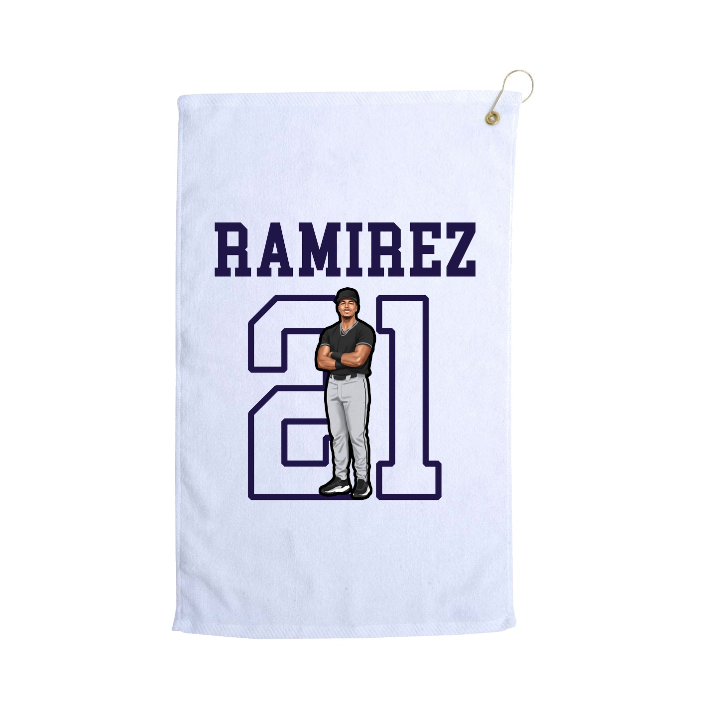 Golf Towel — Shirsey in White