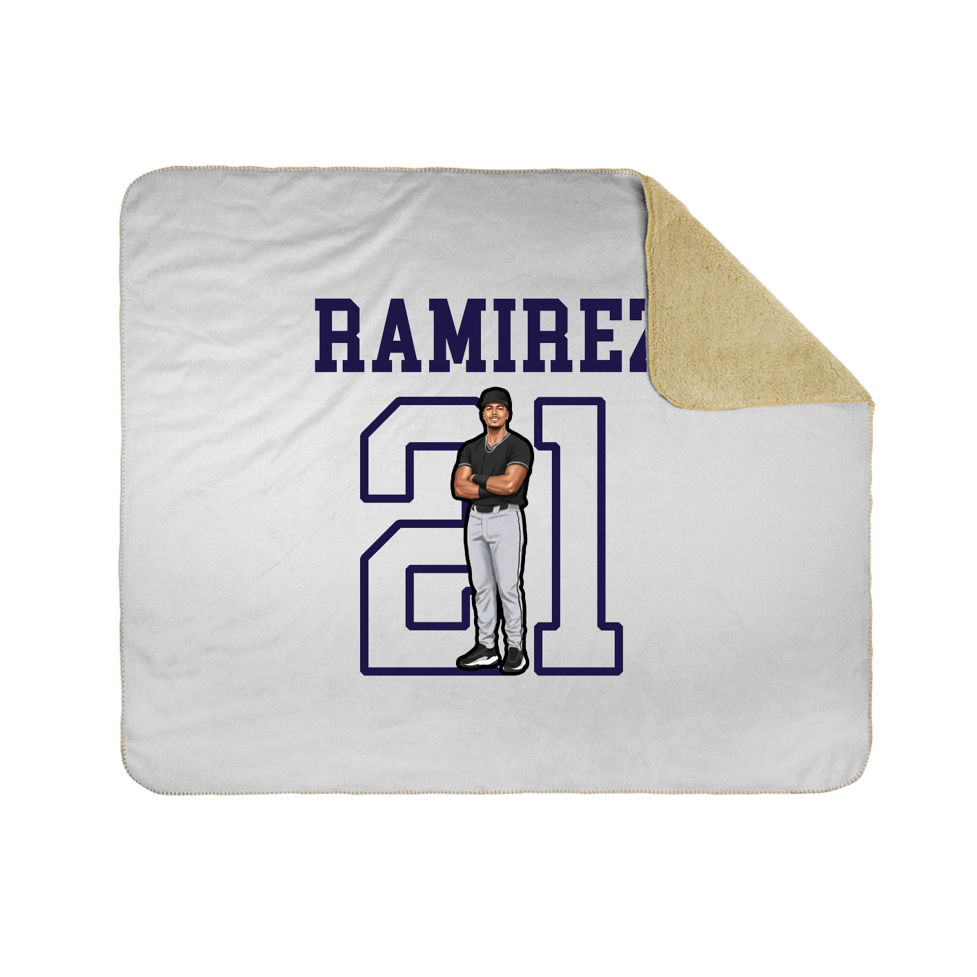 Throw Blanket — Shirsey in White