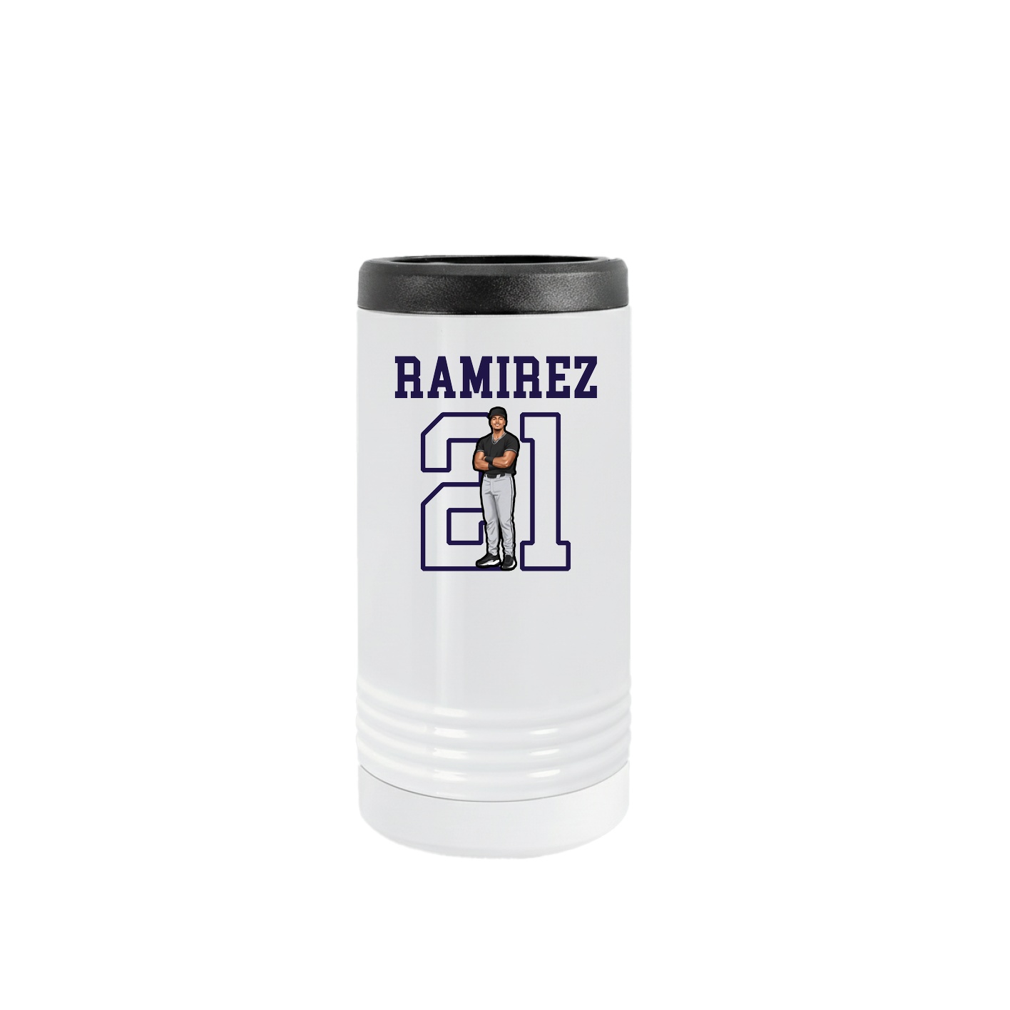 Slim Beverage Holder — Shirsey in White
