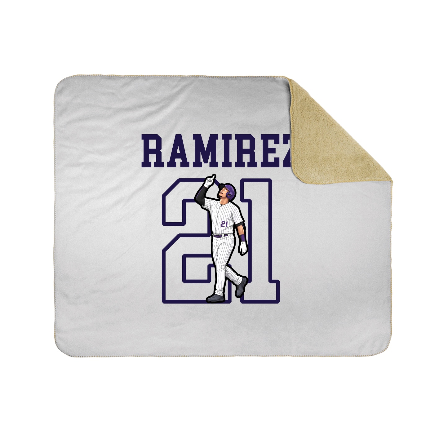 Throw Blanket — Shirsey in White