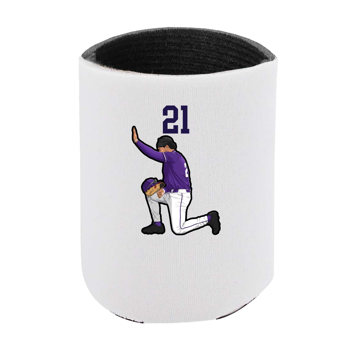 Can Holder — Number Top in White