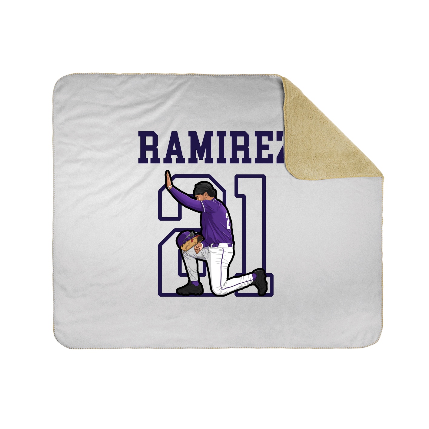 Throw Blanket — Shirsey in White