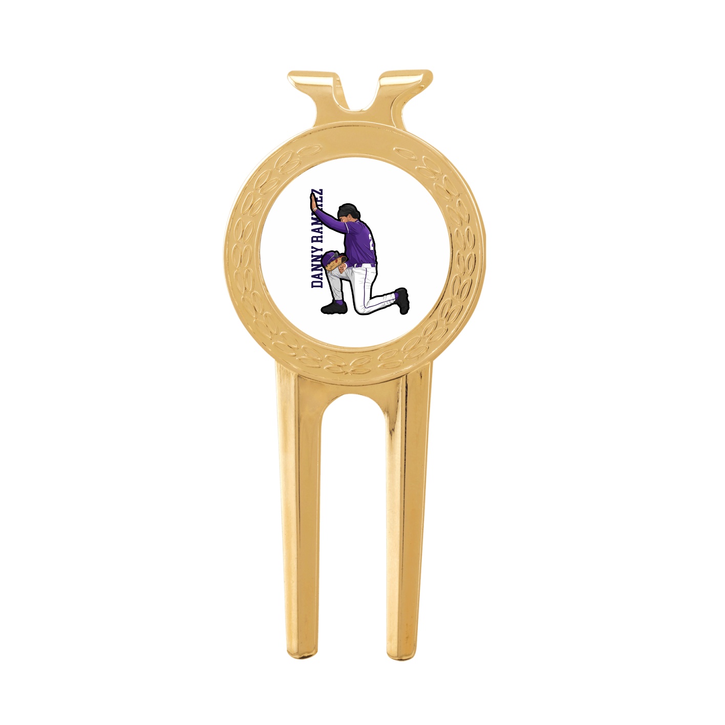 Divot Tool with Ball Marker — Name Vertical in Classic