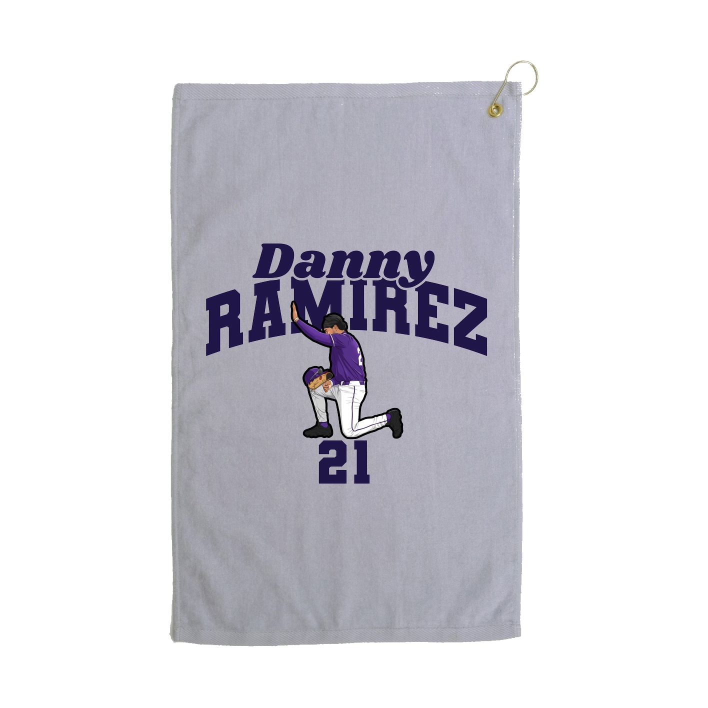 Golf Towel — Signature Arch in Grey