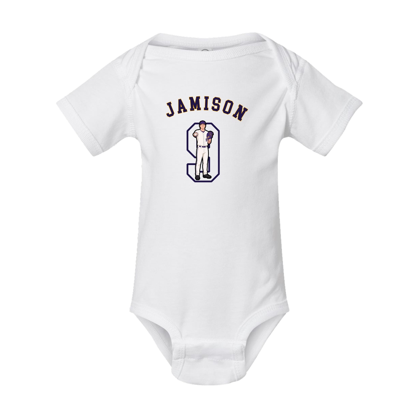 Baby Onesie — Shirsey Arch in White
