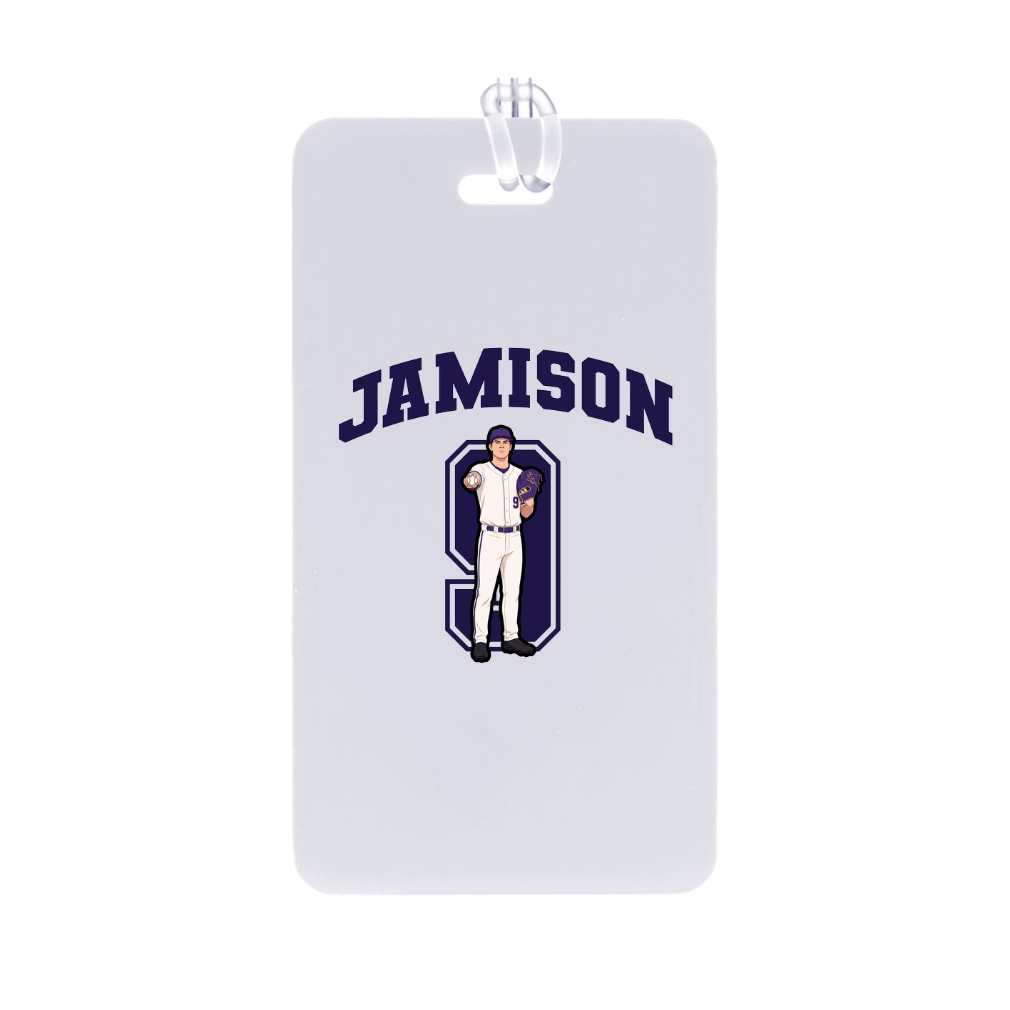 Bag Tag — Number in Classic