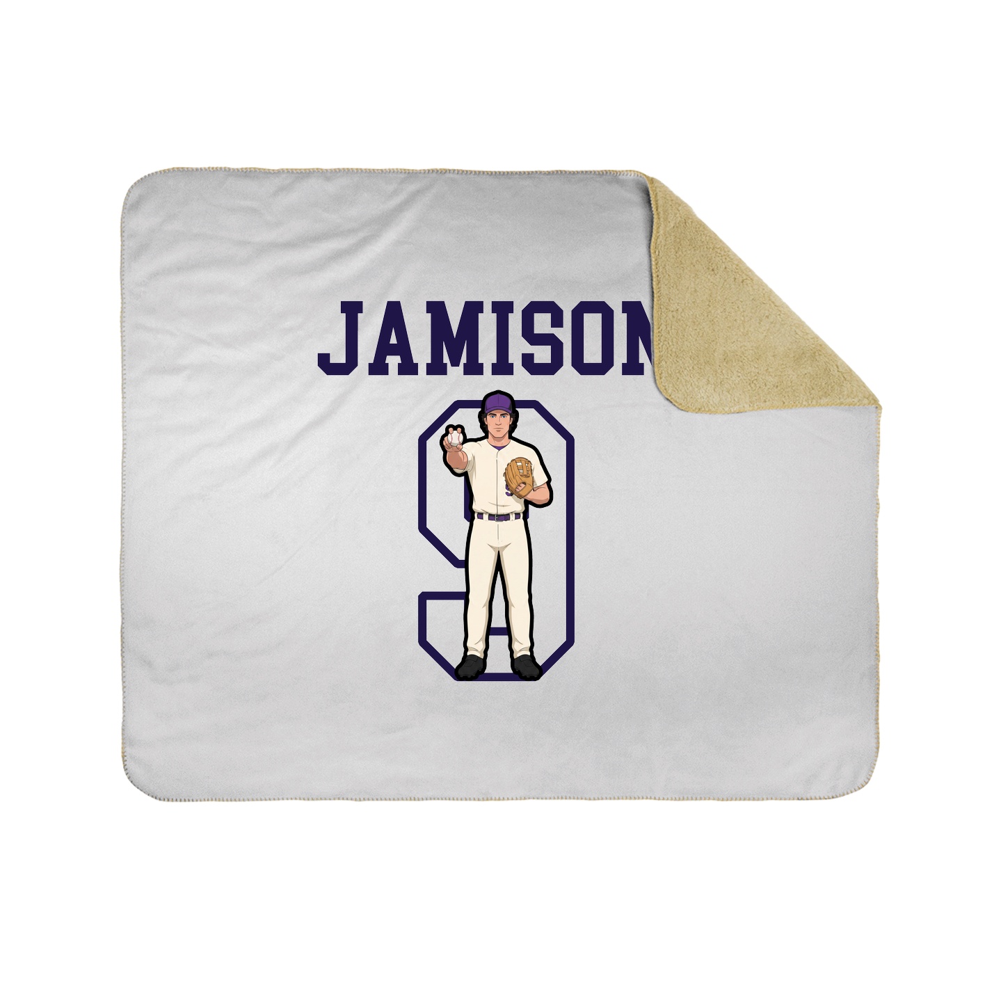Throw Blanket — Shirsey in White