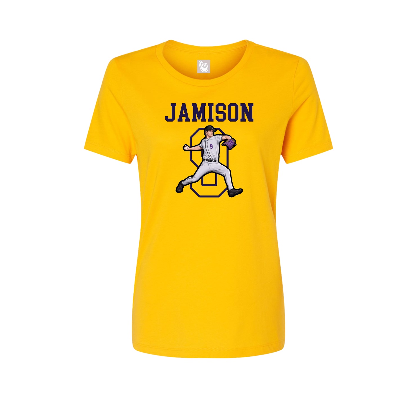 Fitted Women's Tee — Shirsey in Gold