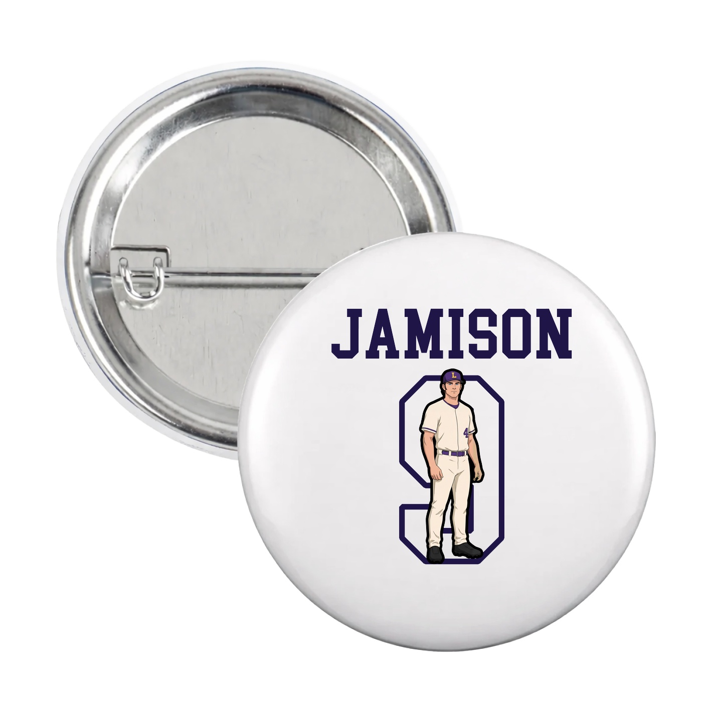 Game Day Button — Shirsey in White