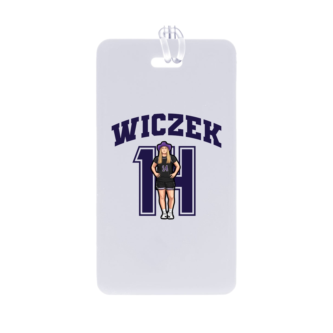 Bag Tag — Number in Classic