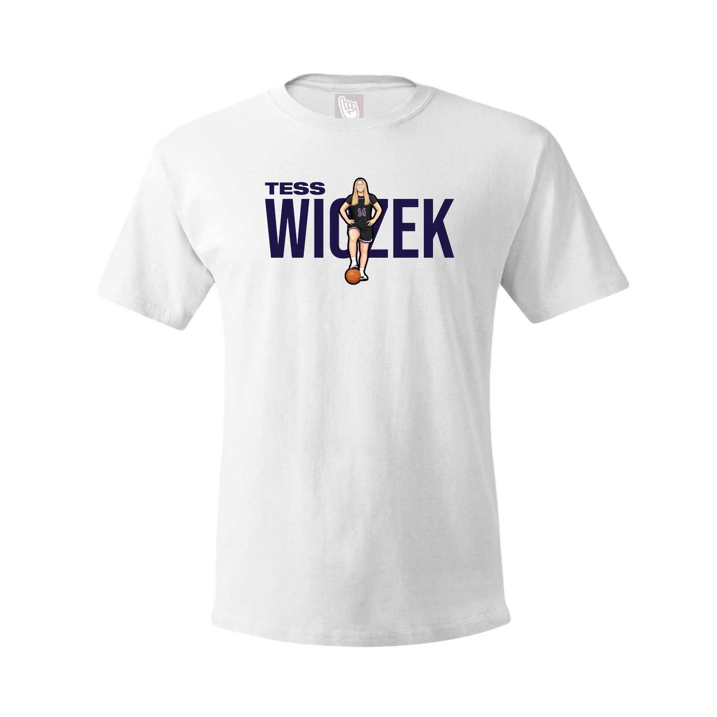 Youth Tee — Player Name in White