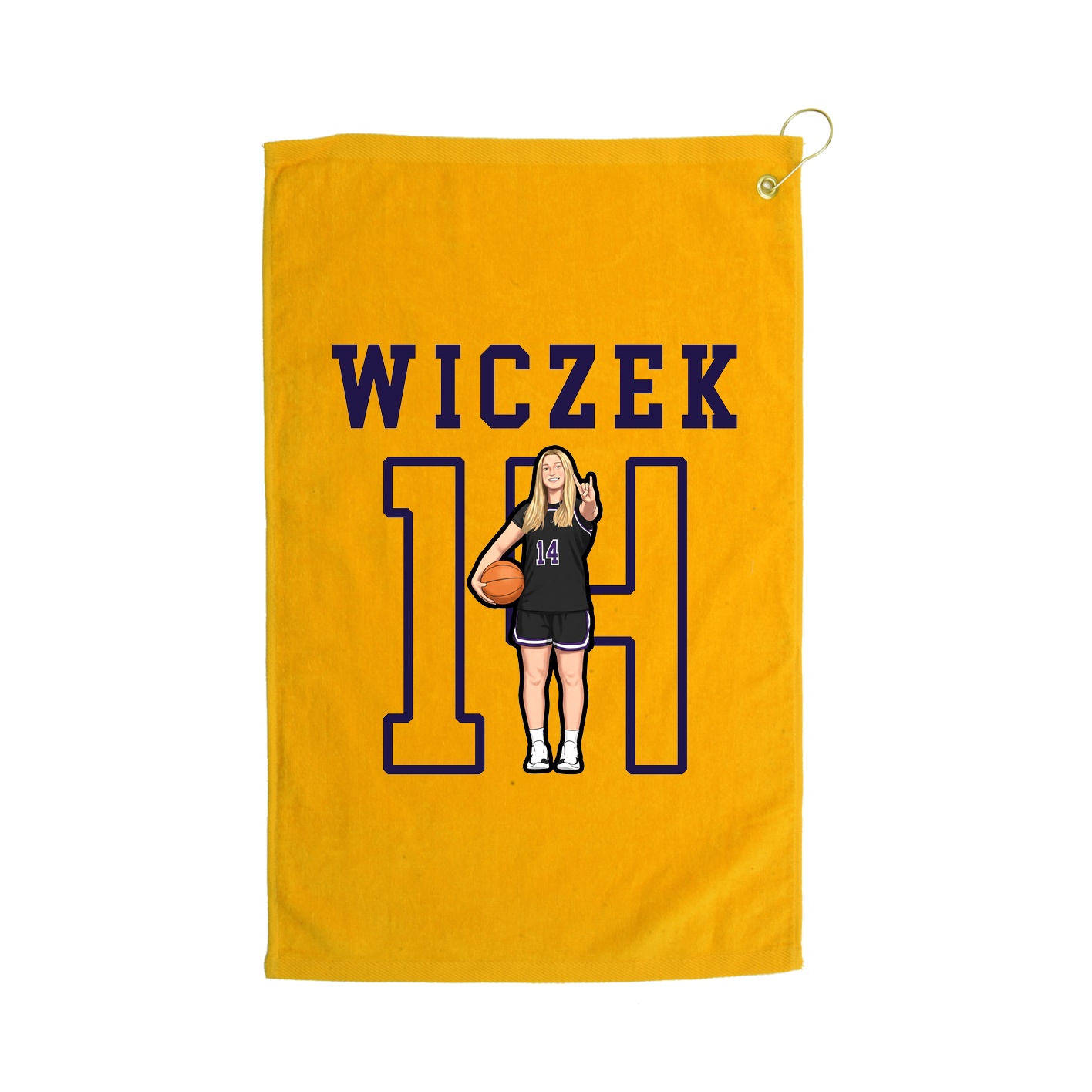 Golf Towel — Shirsey in Gold