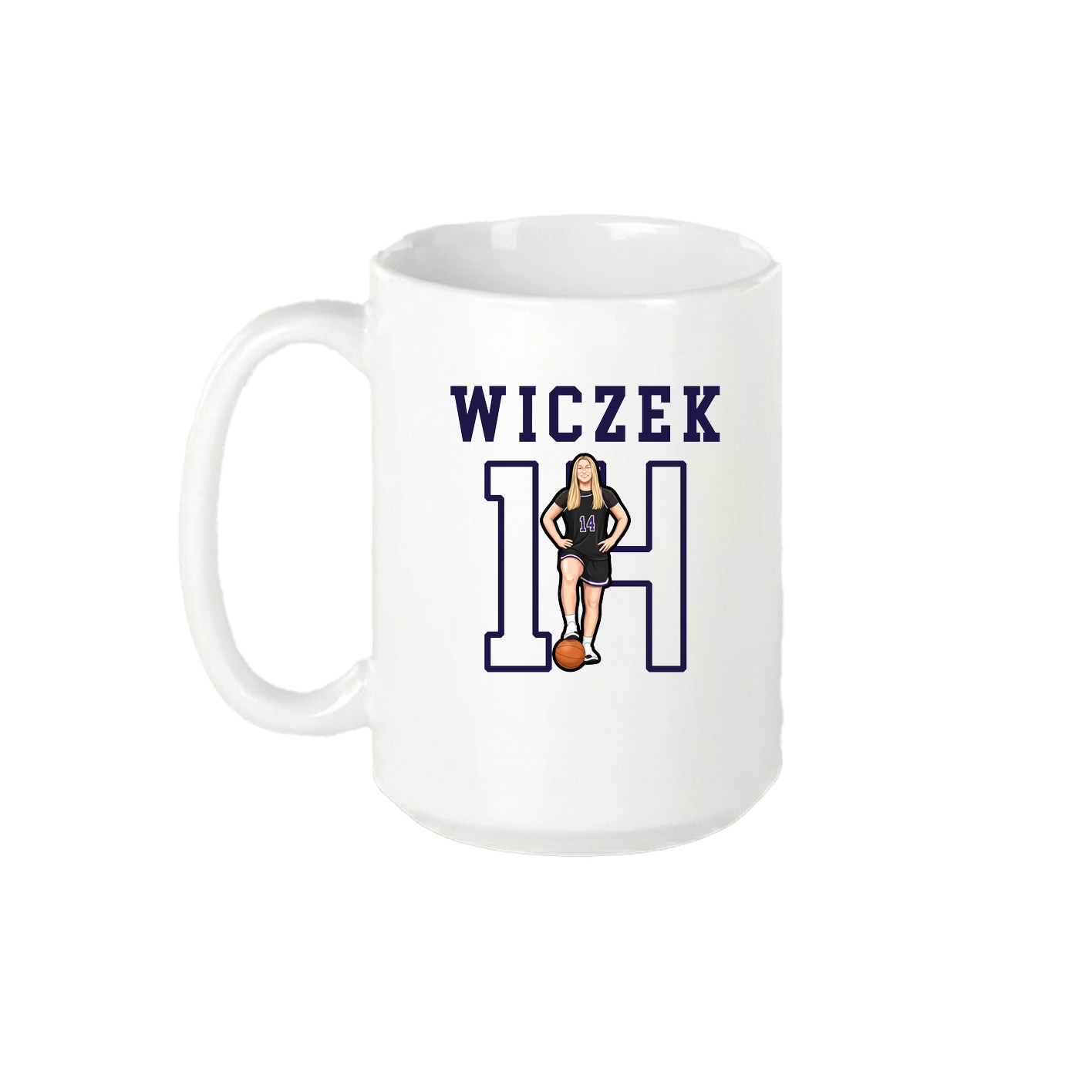 15oz Coffee Mug — Shirsey in White
