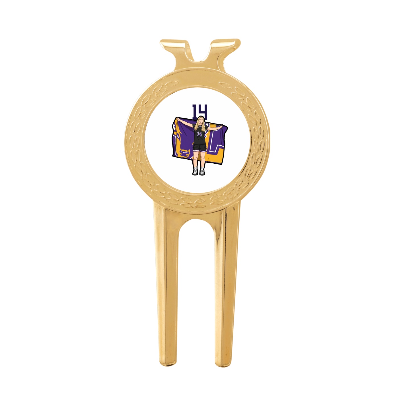 Divot Tool with Ball Marker — Number Top in Classic