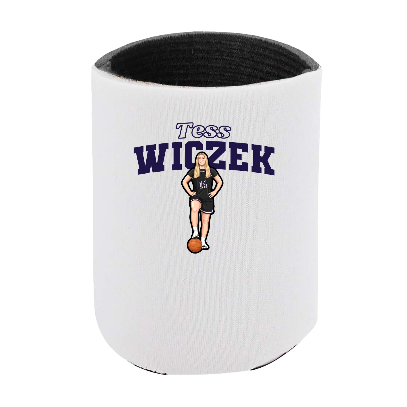 Can Holder — Name Arch in White