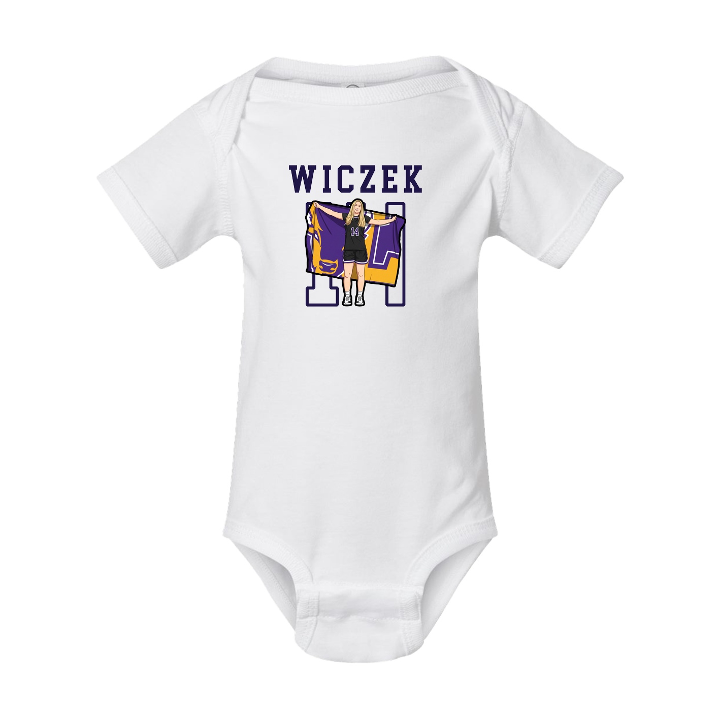 Baby Onesie — Shirsey in White