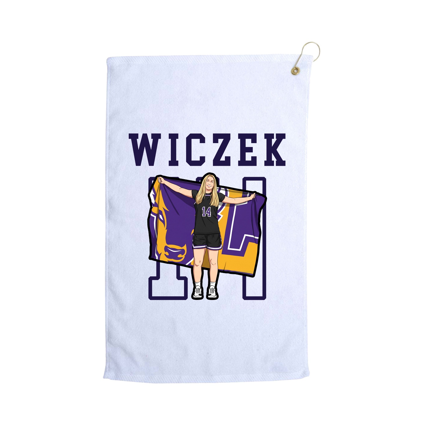 Golf Towel — Shirsey in White