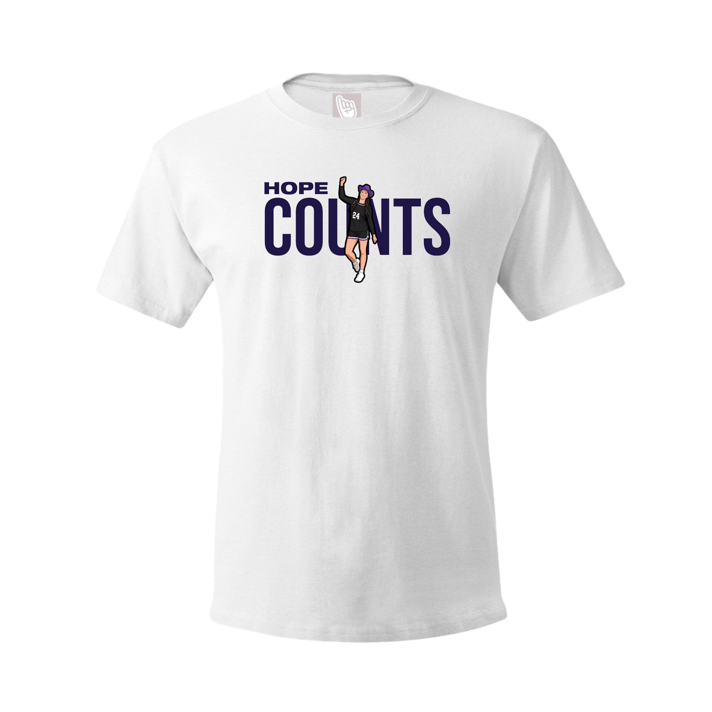 Youth Tee — Player Name in White