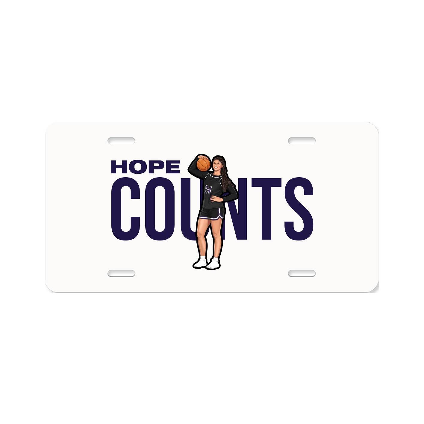 License Plate — Player Name in Classic
