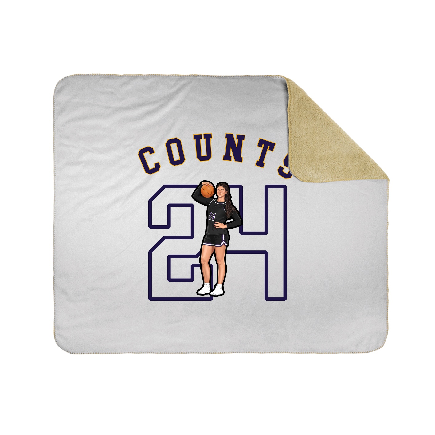 Throw Blanket — Shirsey Arch in White