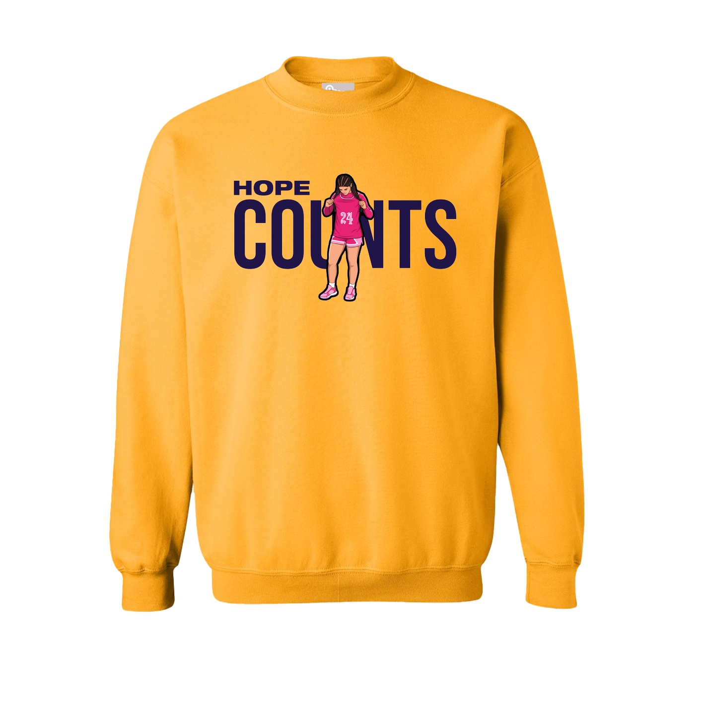 Fleece Crew — Player Name in Gold