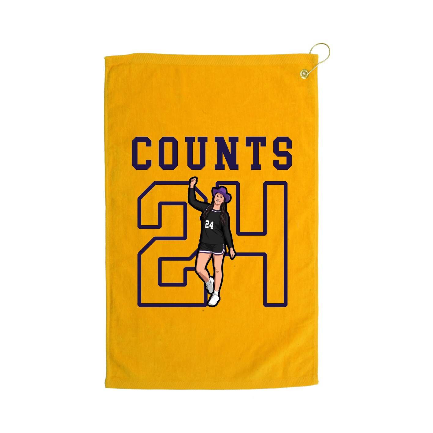Golf Towel — Shirsey in Gold