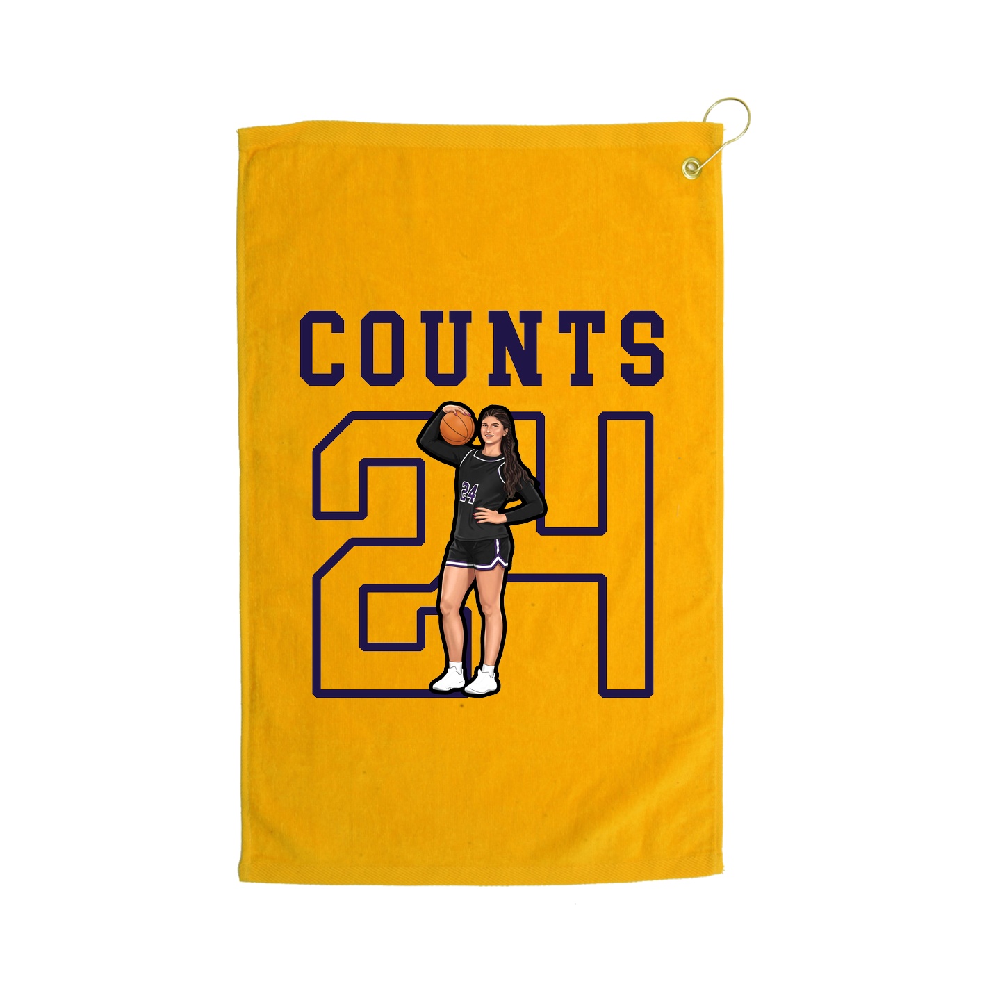 Golf Towel — Shirsey in Gold