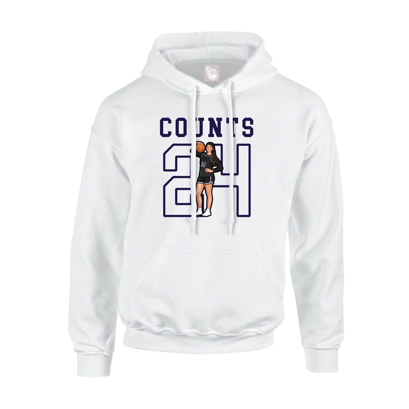 Youth Hoodie — Shirsey in White