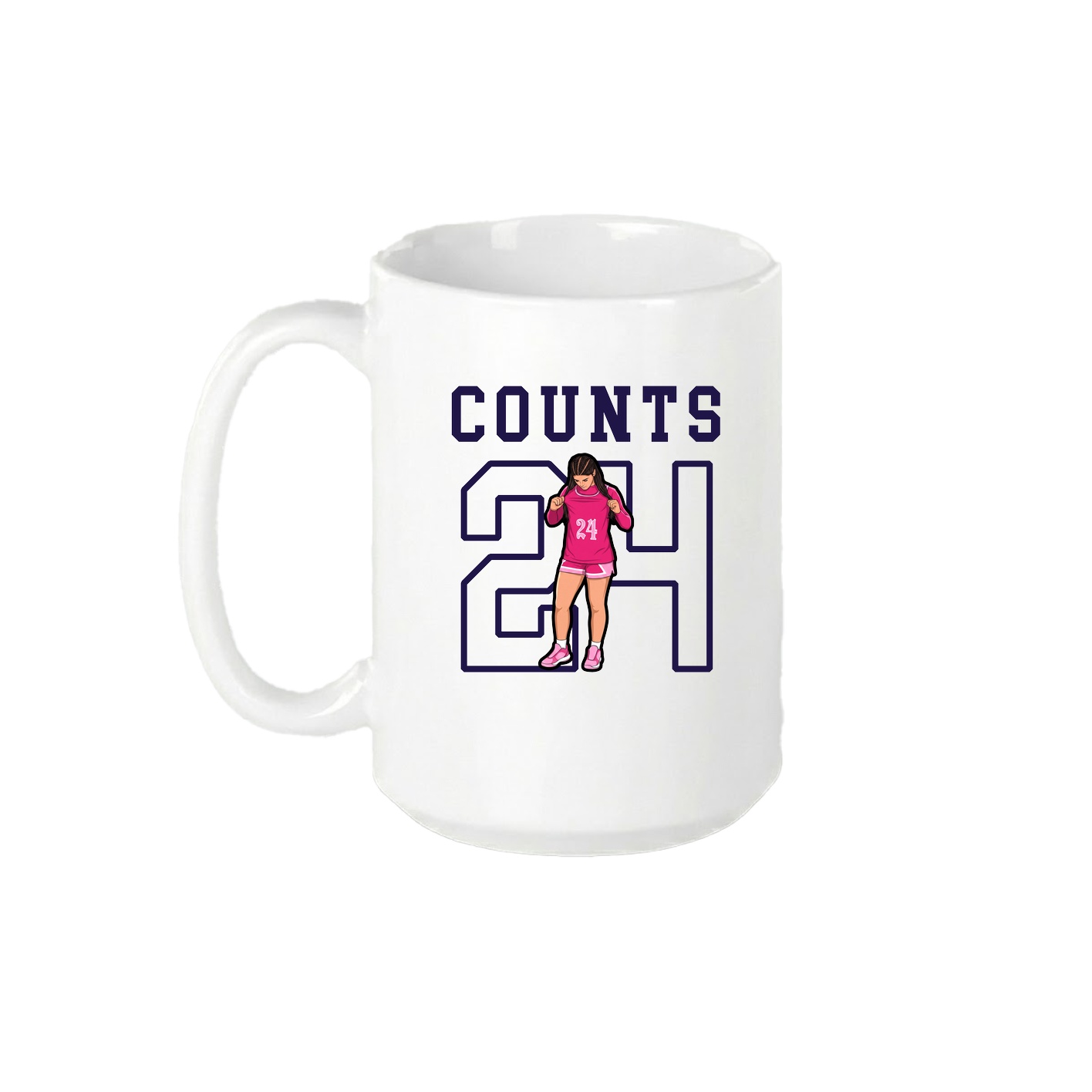 15oz Coffee Mug — Shirsey in White