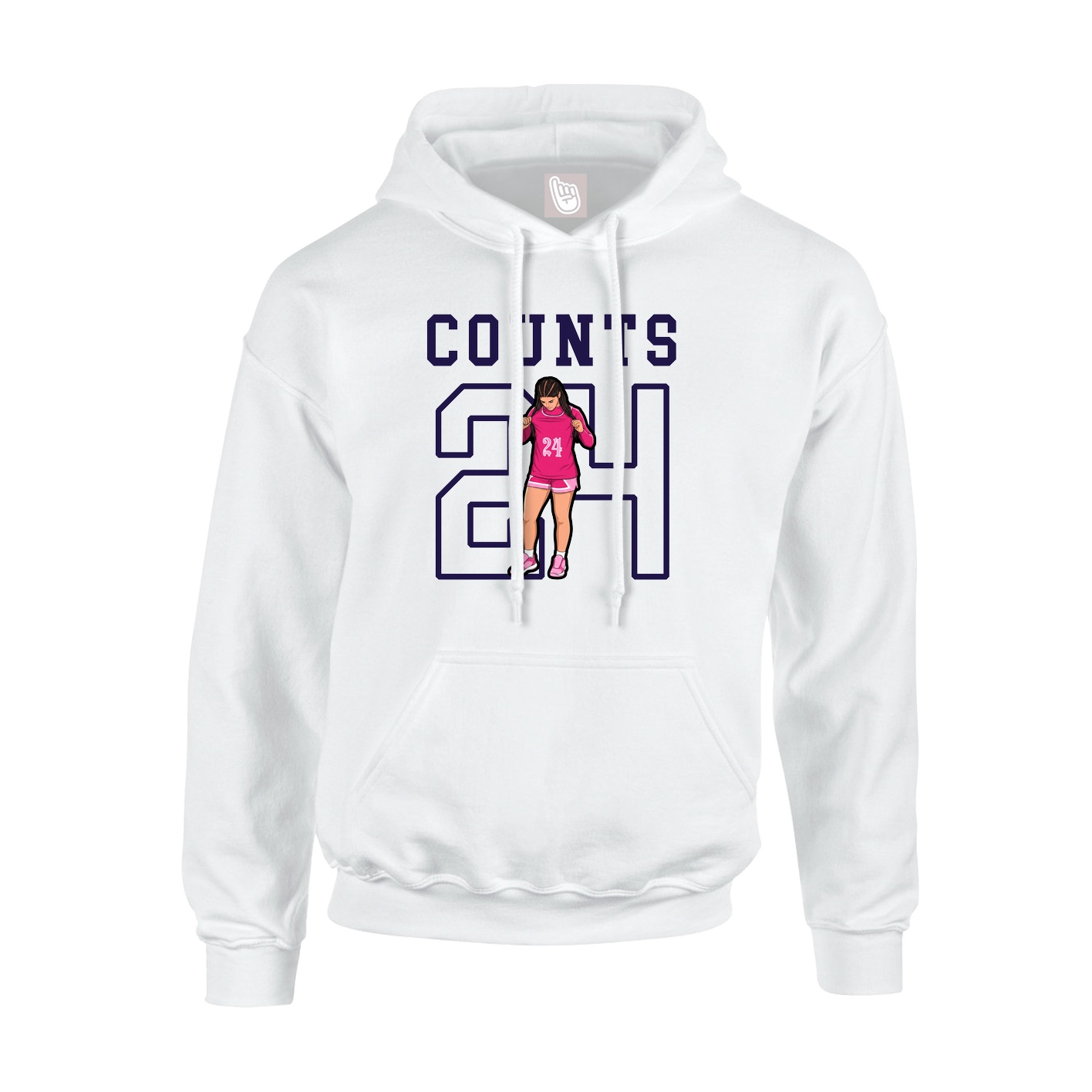 Youth Hoodie — Shirsey in White