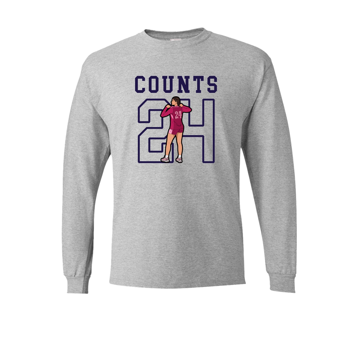 Long Sleeve Tee — Shirsey in Grey