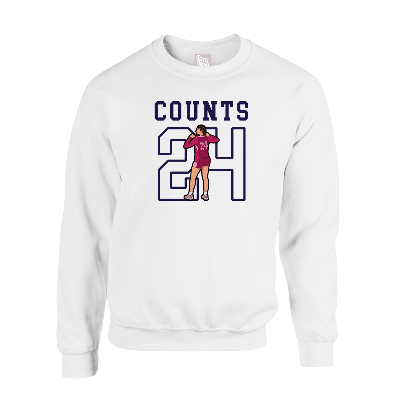 Fleece Crew — Shirsey in White
