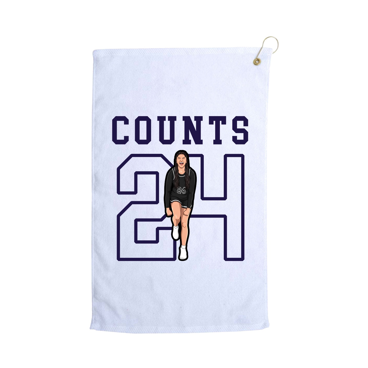 Golf Towel — Shirsey in White