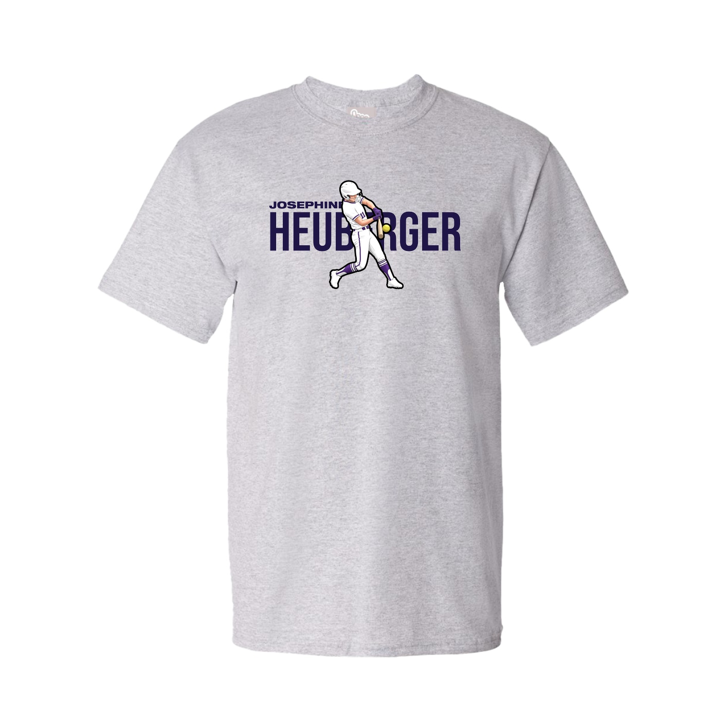 Youth Tee — Player Name in Grey