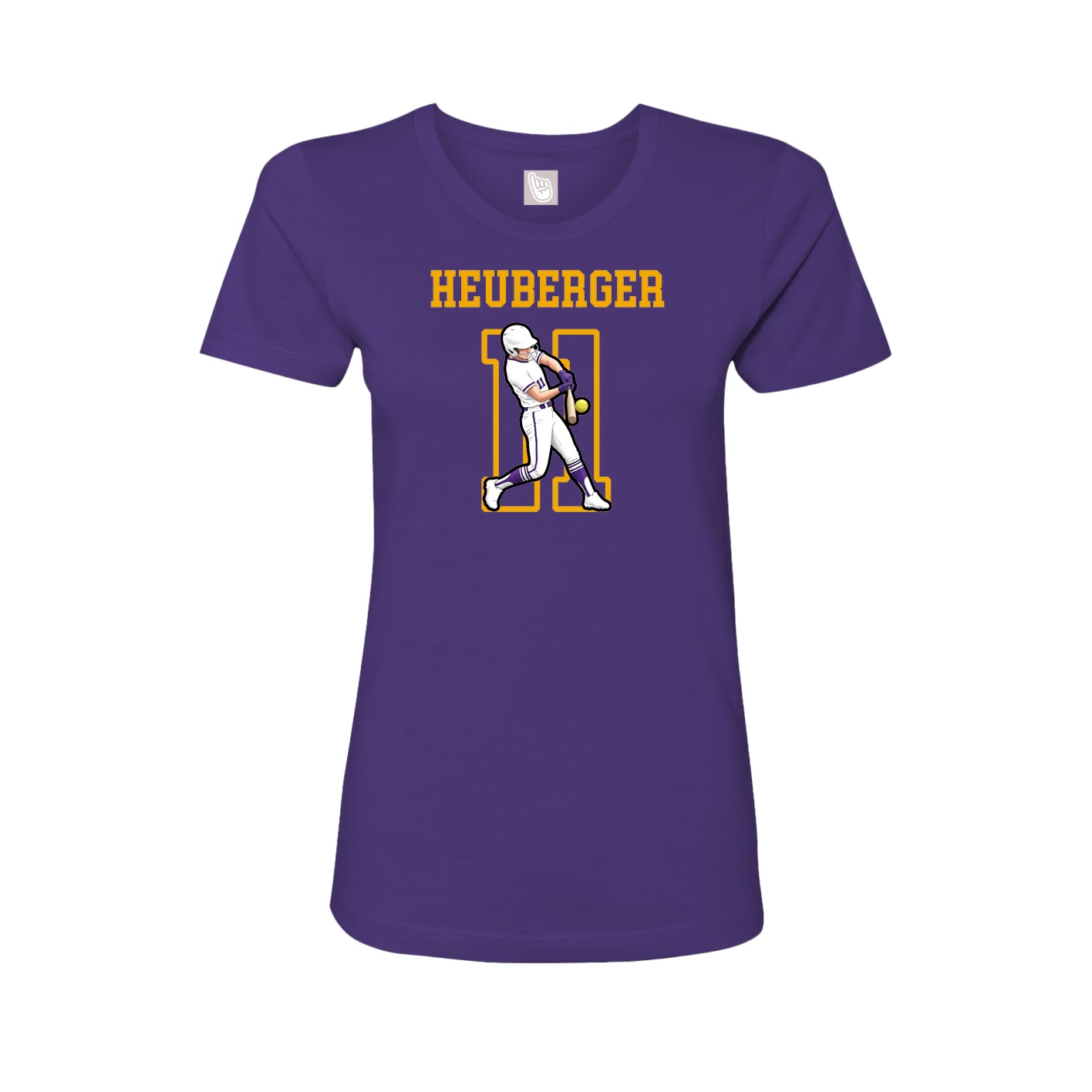 Fitted Women's Tee — Shirsey in Purple