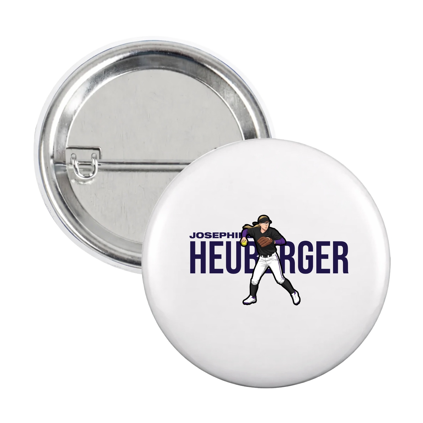 Game Day Button — Player Name in White