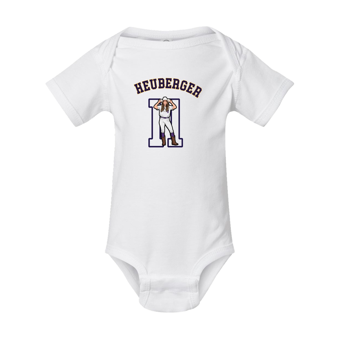 Baby Onesie — Shirsey Arch in White