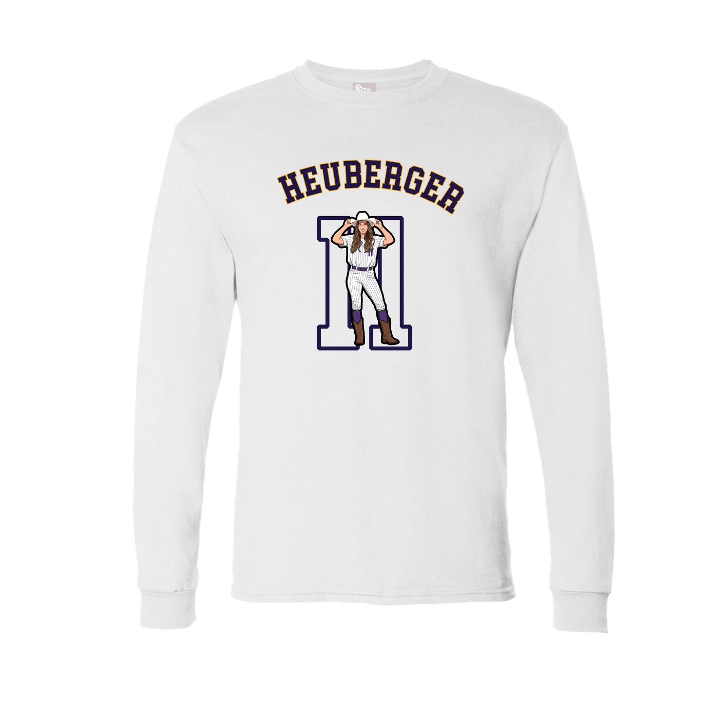 Long Sleeve Tee — Shirsey Arch in White
