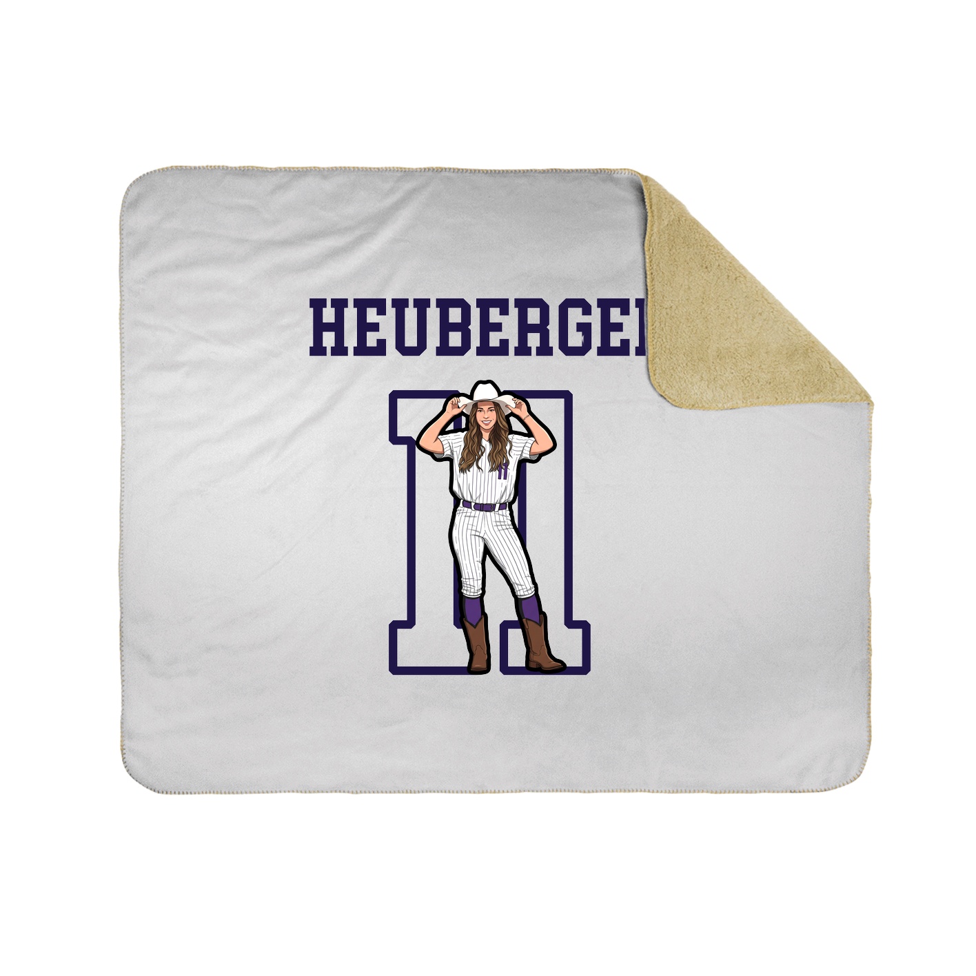 Throw Blanket — Shirsey in White