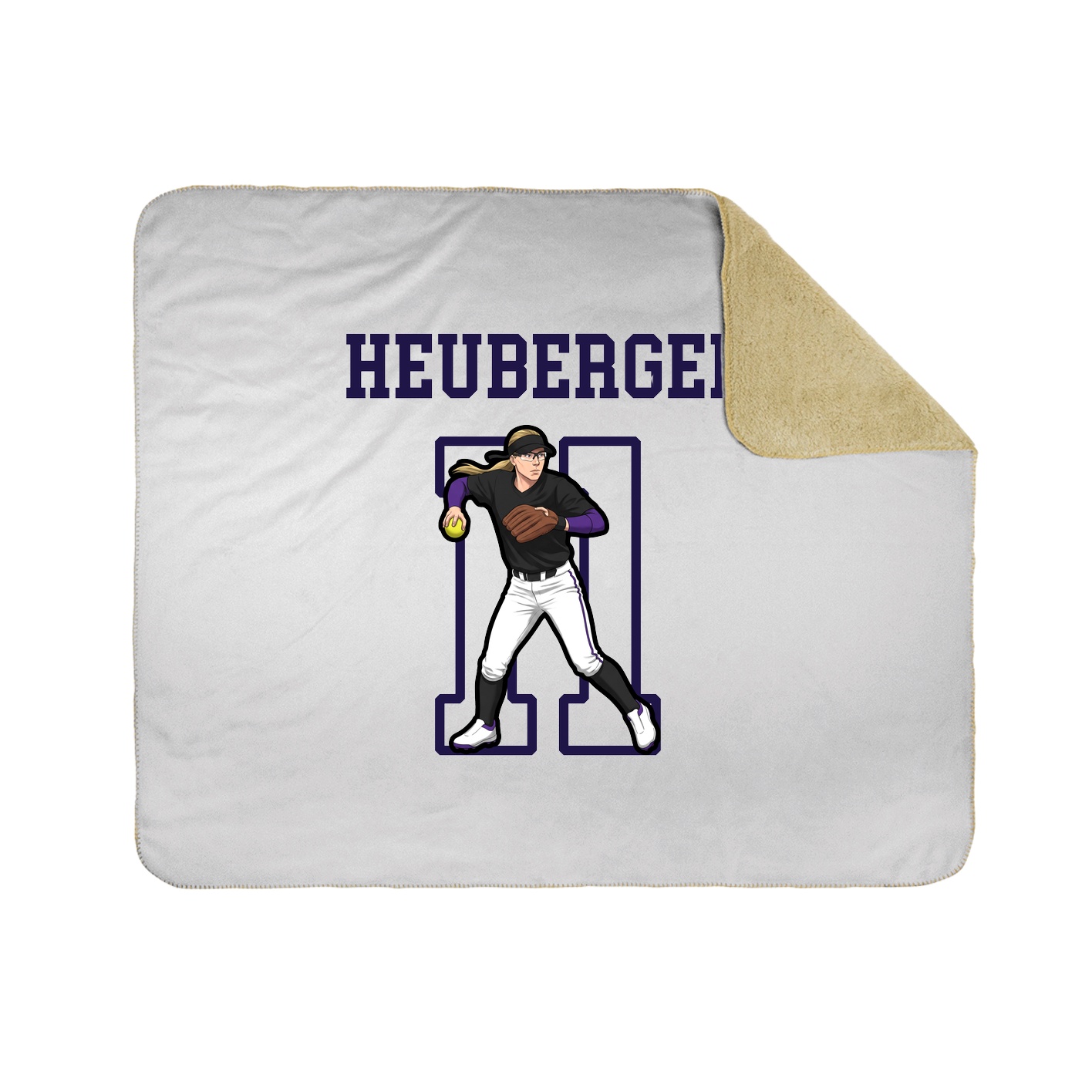 Throw Blanket — Shirsey in White