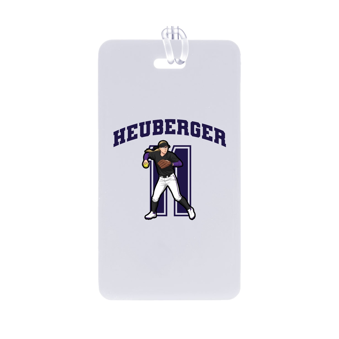 Bag Tag — Number in Classic