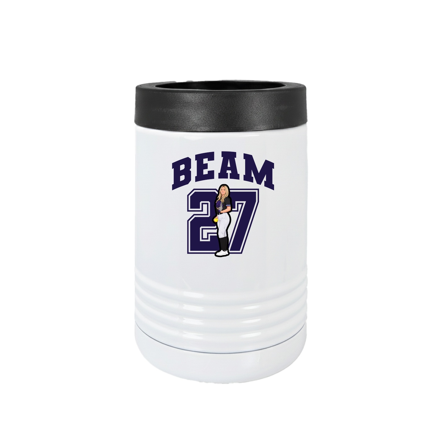 Beverage Holder — Number in White