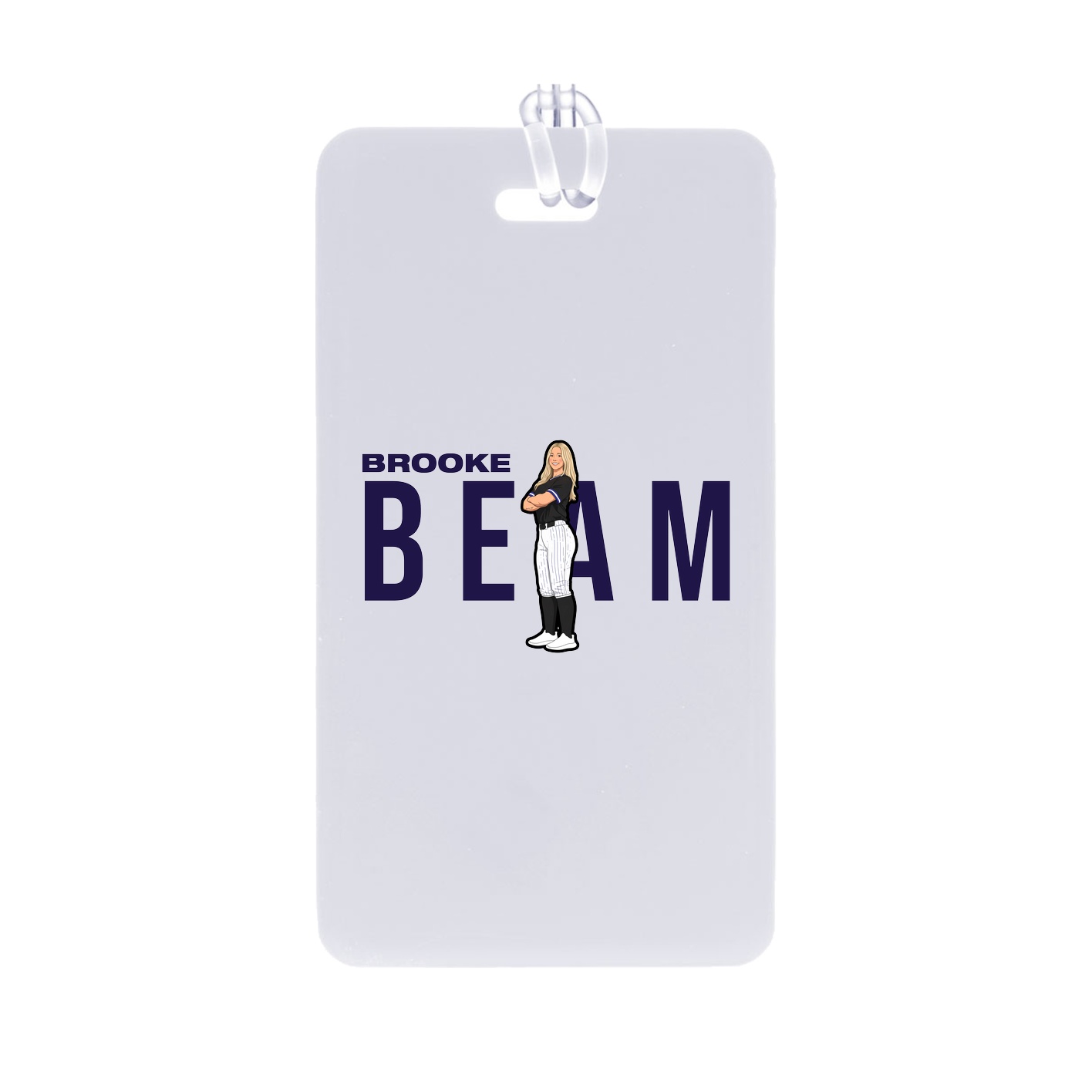 Bag Tag — Player Name in Classic
