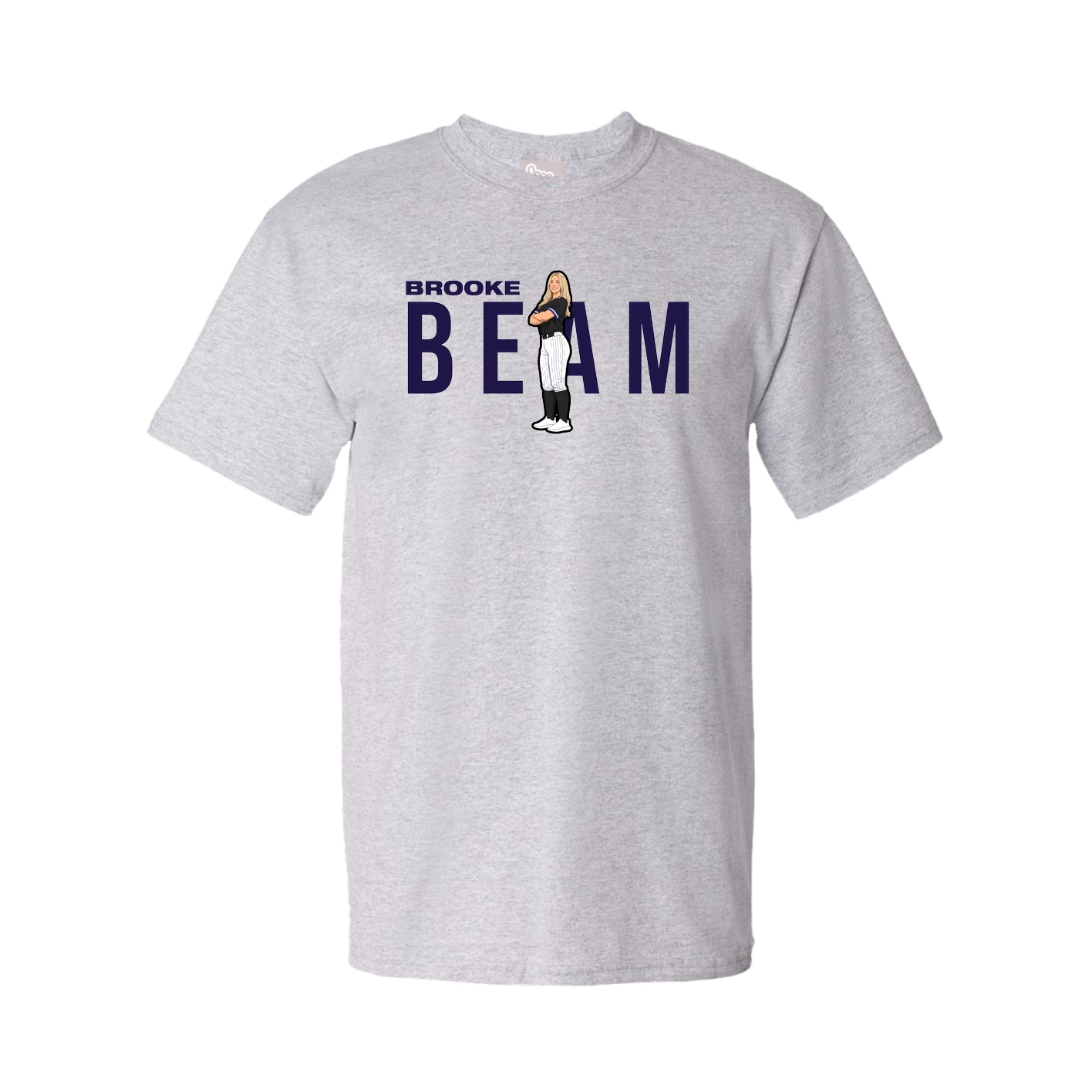Youth Tee — Player Name in Grey