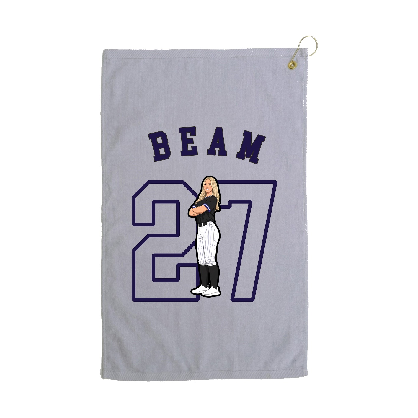 Golf Towel — Shirsey Arch in Grey