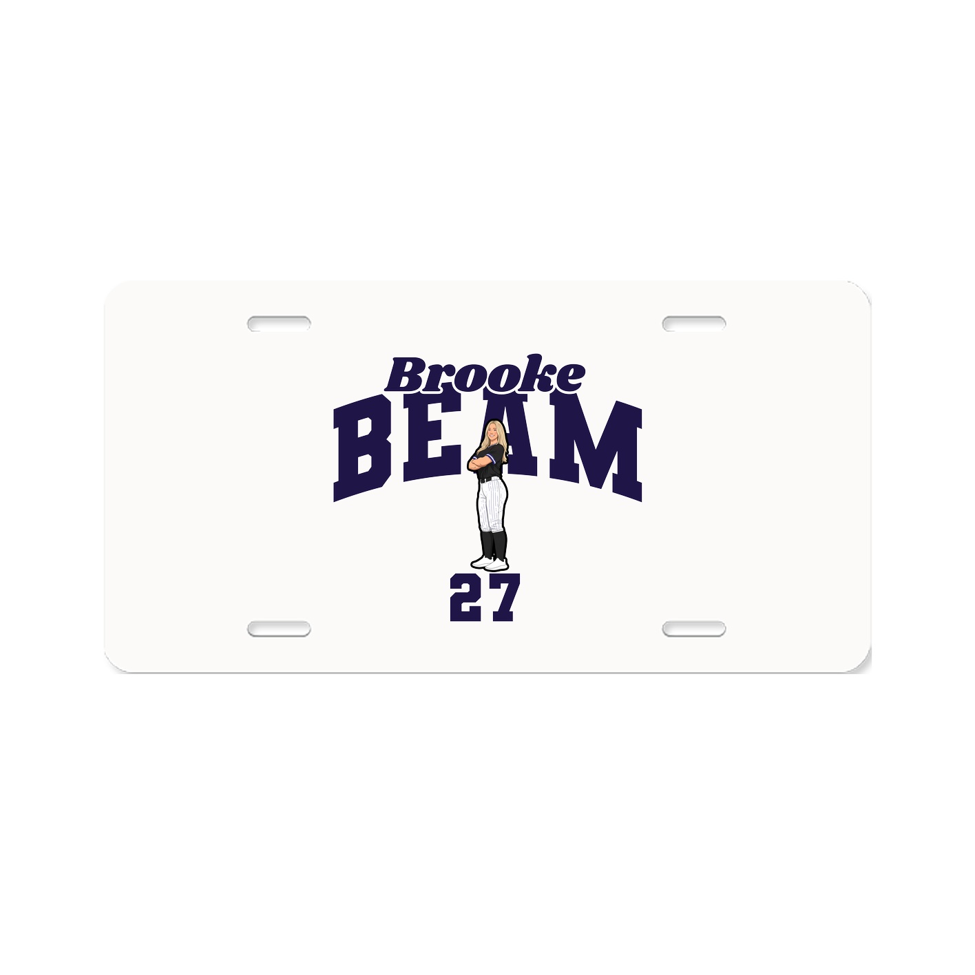 License Plate — Signature Arch in Classic